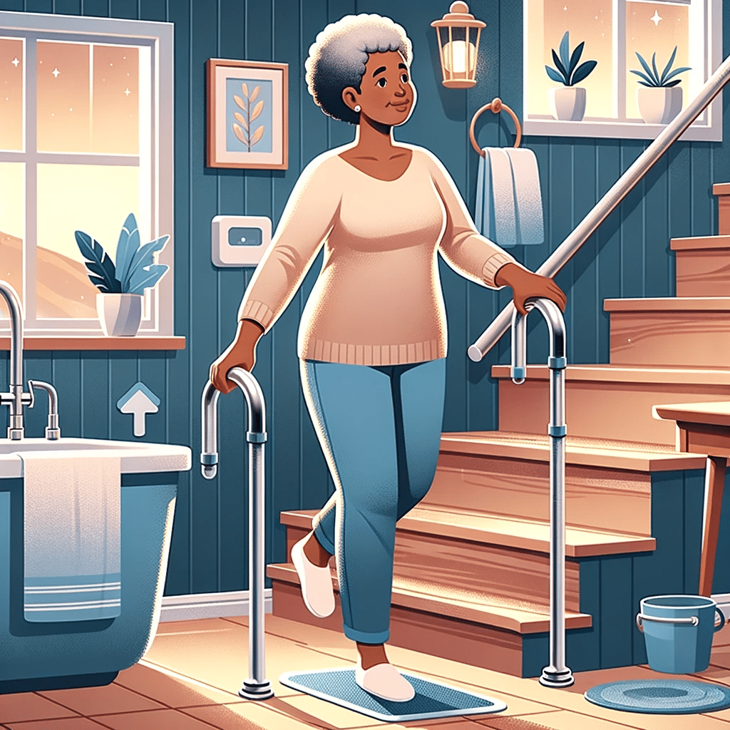 Grab Bars and Anti-Skid Mats for Seniors