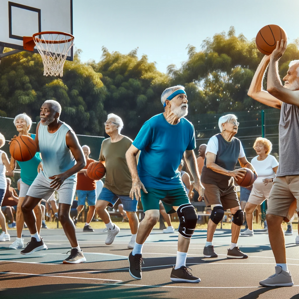 Group Sports for Seniors: Basketball Group Sports for Seniors: Basketball