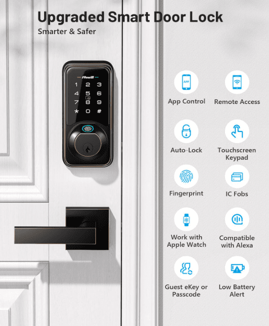 #2 Zowill Smart Door Lock For Seniors - Amazon Choice #2 Zowill Smart Door Lock For Seniors - Amazon Choice