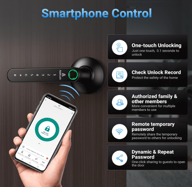 #5 AppLoki Bluetooth Smart Lock For Seniors - Best Budget Friendly #5 AppLoki Bluetooth Smart Lock For Seniors - Best Budget Friendly