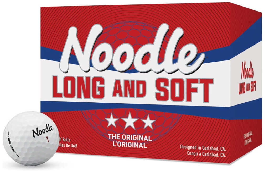 Best Golf Balls for Seniors - TaylorMade Noodle 22 Long & Soft 15bp, Extra Stiff, Right