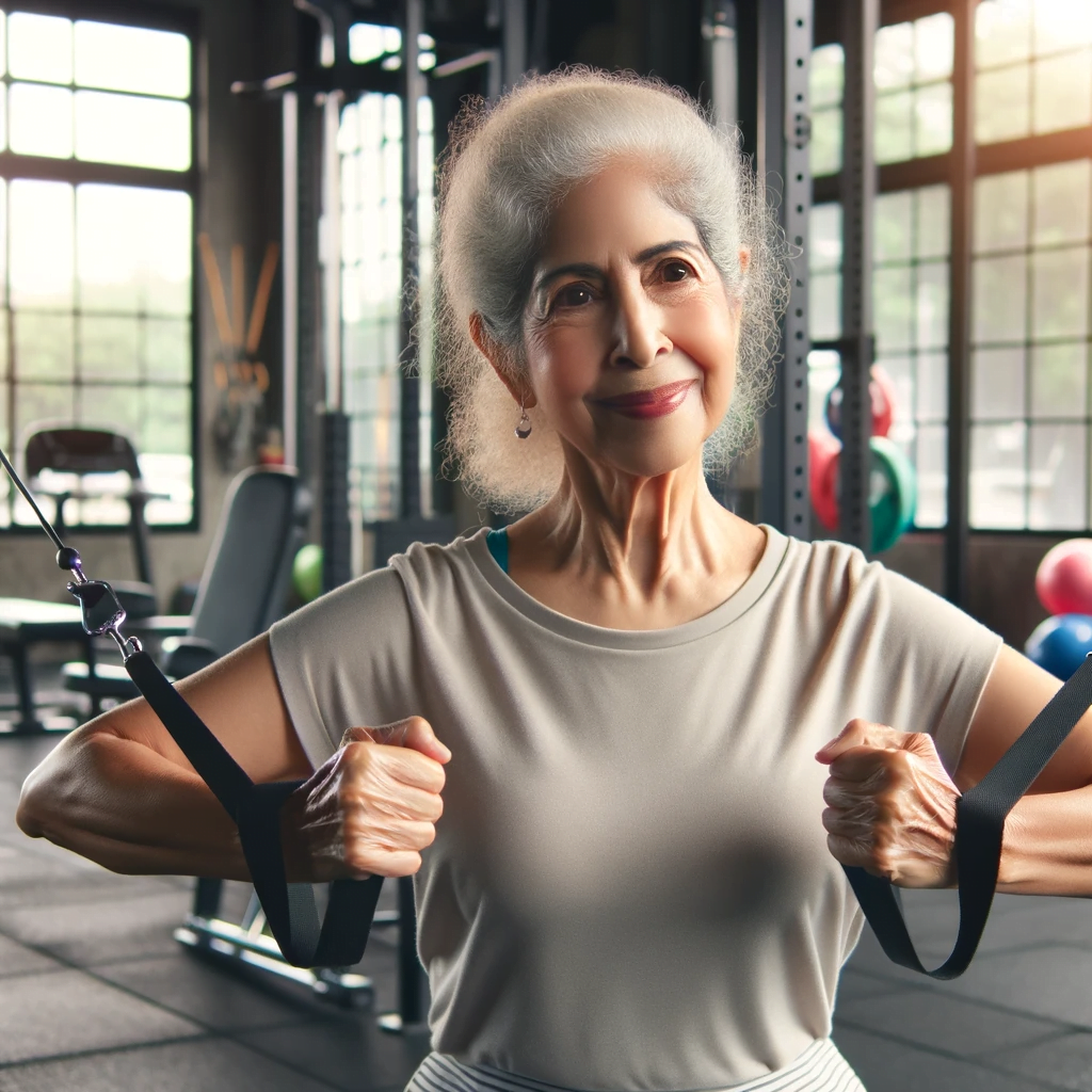 Best Exercises for Seniors Using Resistance Bands - Chest Press Best Exercises for Seniors Using Resistance Bands - Chest Press