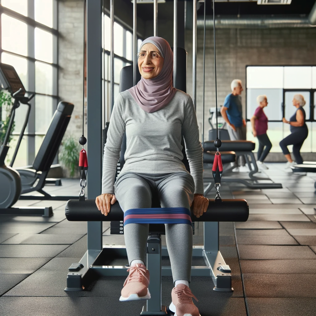 Best Exercises for Seniors Using Resistance Bands - Leg Press Best Exercises for Seniors Using Resistance Bands - Leg Press