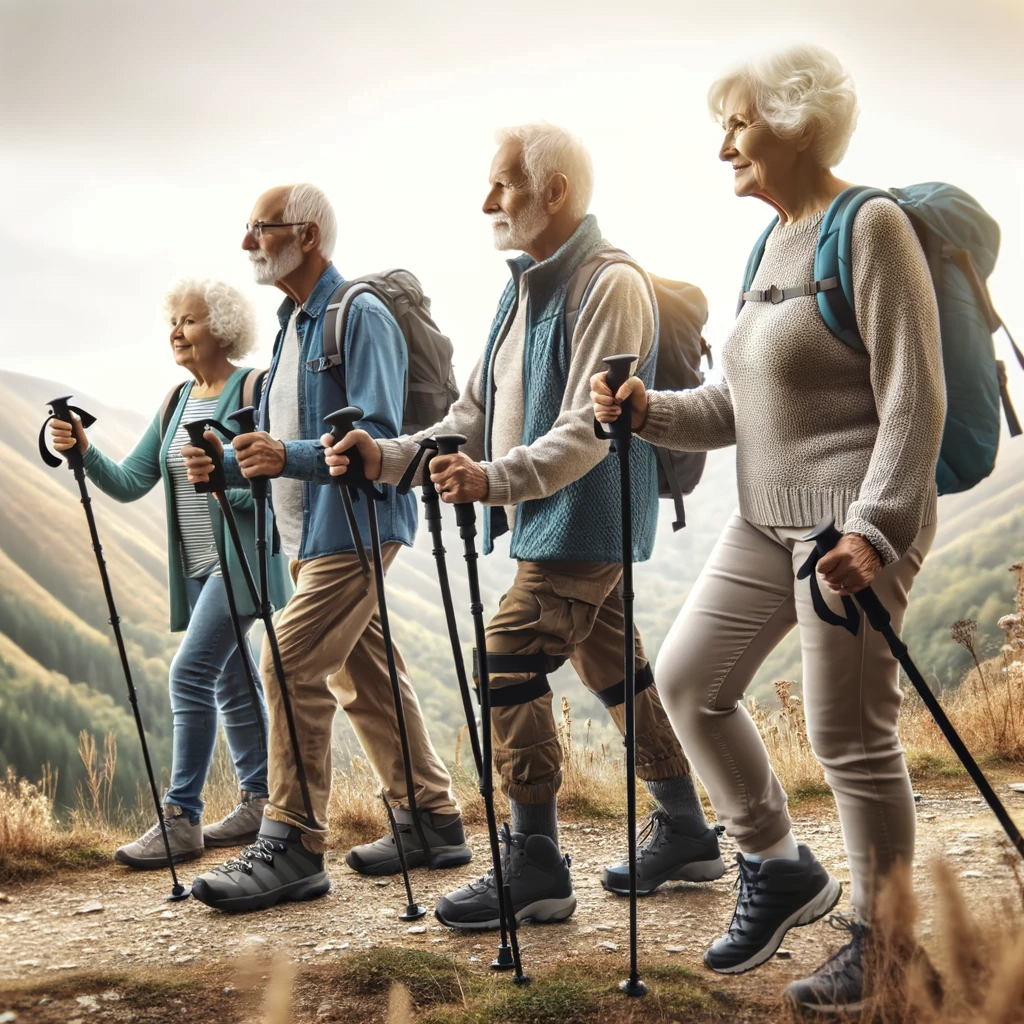 Walking Poles for Seniors - Walking Canes for Seniors Walking Poles for Seniors - Walking Canes for Seniors