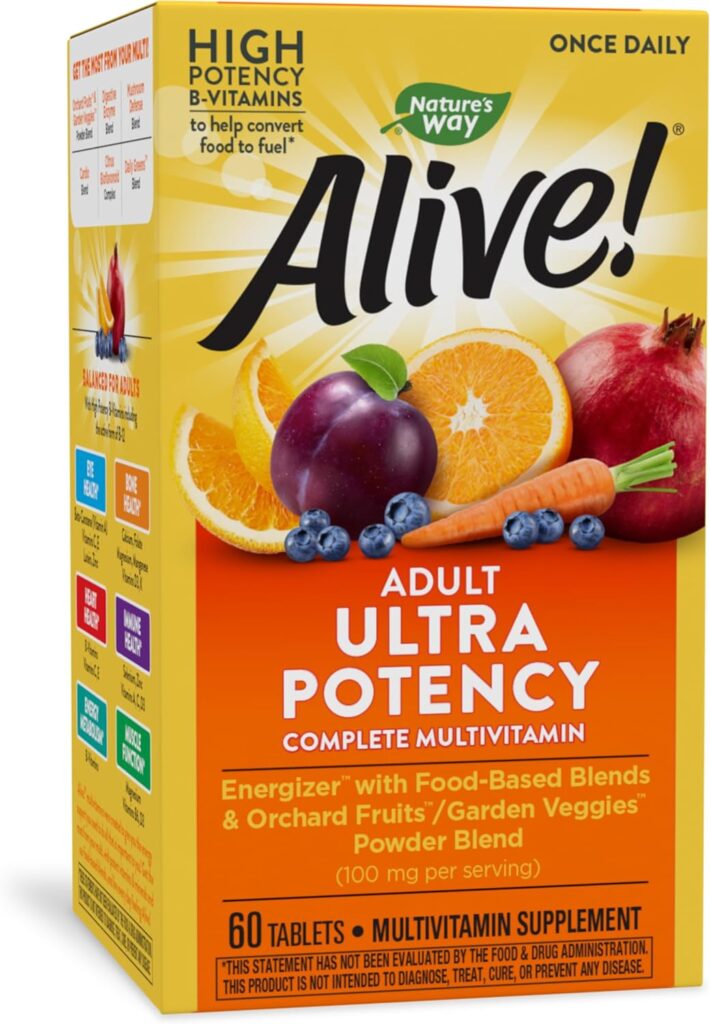 Best Senior Multivitamin: 4. Alive! Once Daily Ultra Potency Best Senior Multivitamin: 4. Alive! Once Daily Ultra Potency