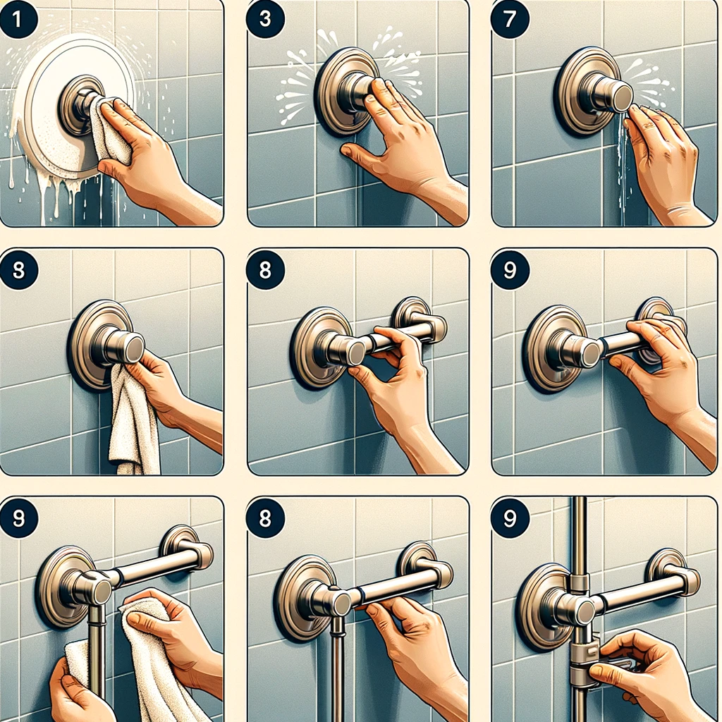 Suction Shower Grab Bars Suction Shower Grab Bars